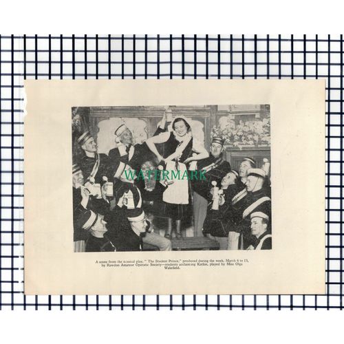 (7784) Rawdon Operatic Society Miss Olga Wakefield - 1936 Cutting