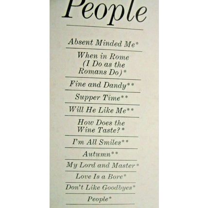 Barbra Streisand-People-LP-1966-NM/EX