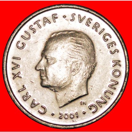 REALISTIC PORTRAIT (2001-2012): SWEDEN ★ 1 CROWN 2001★LOW START★NO RESERVE!