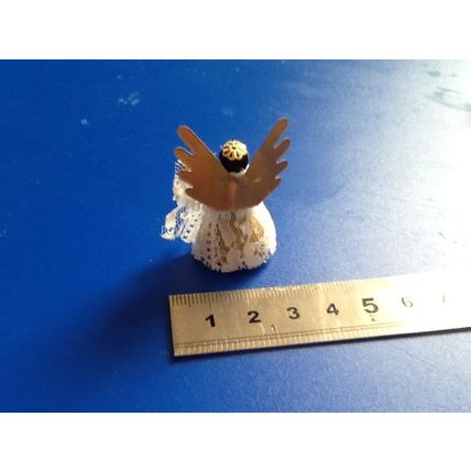 'Gold' Christmas Angel Tree Topper 1:12th scale miniature