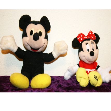 2 Stuffed Plush Collectible Mickey Mouse & Minnie Mouse Disney Toys Florida