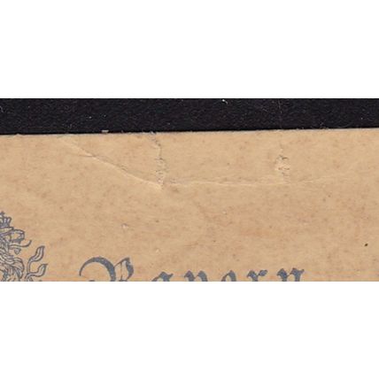 BAVARIA 1890 - 95 MONEY ORDER 20pf STATIONERY CARD UNUSED see note