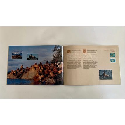 Creatures Of the Sea Album Stamps US & Soviet Russia Blocks of 4 mb13 Complete