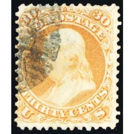71, Used 30¢ F/VF Nice Fresh Stamp Cat $210.00 .. Stuart Katz