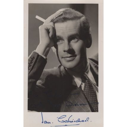 Ian Carmichael Vintage Early Career Hand Signed Photo