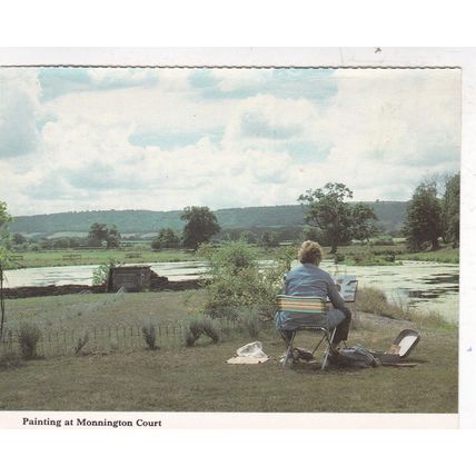 Monnington Court Monninton on Wye Herefordshire Postcard unused VGC