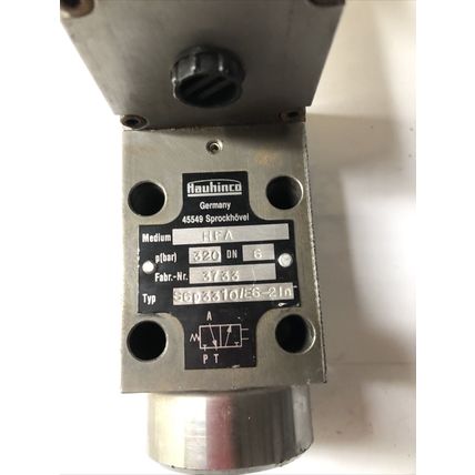 HAUHINCO S6P3310/E6-2IN HYDRAULIC SOLENOID VALVE,320-BAR,24VDC,HFA,s6p3310 B6,FJ
