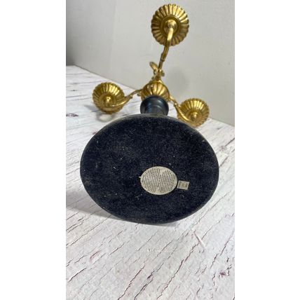 Vintage Brass Candlebra, 3 Arm Candle Holder, Mid Century Candlestick, Chandelie
