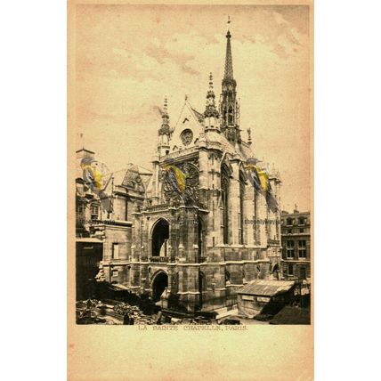 La Sainte Chapelle, Paris, Hildesheimer, Early Postcard, c1900s
