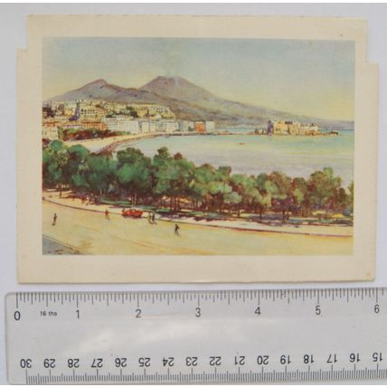 vintage colour postcard Napoli, Riviera di Chiaia