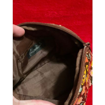 A Very Cute Vintage Swimmer Japan Zip Bag