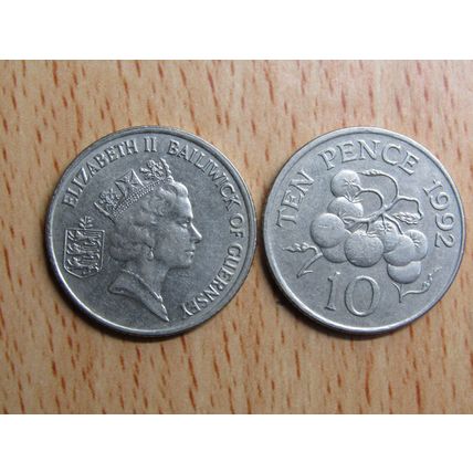 Guernsey 1992 10p Coin