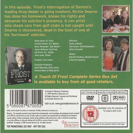 A Touch of Frost - Keys to the Car : Promo DVD from the Daily Mail