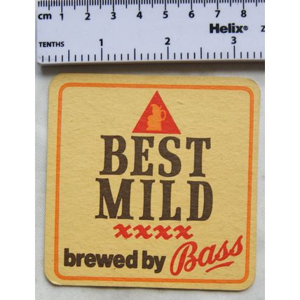Vintage Beer Mat - Best Mild brewed by Bass
