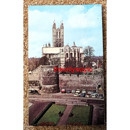 Canterbury Cathedral, Kent, WB 224 Plastichrome Postcard, 1968