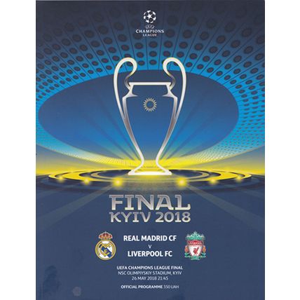 REAL MADRID v LIVERPOOL CHAMPIONS LEAGUE FINAL 2018