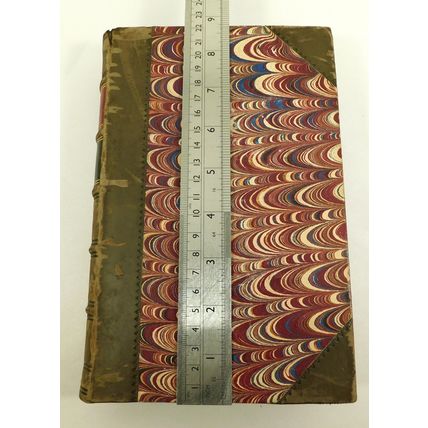 Antique Victorian Leather Book Annals St Pauls Cathedral 1868 Milman