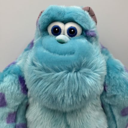 Disney Store Monsters Inc SULLEY Plush Toy Pixar Stuffed Animal 15” Blue Monster