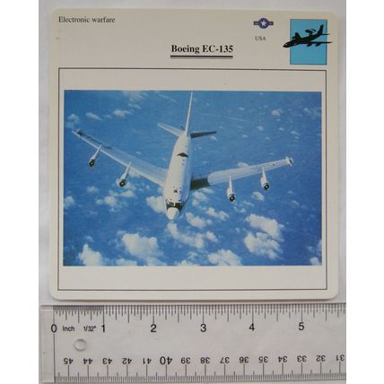 Boeing EC-135 - USA - Electronic Warfare - Collectors Club Card
