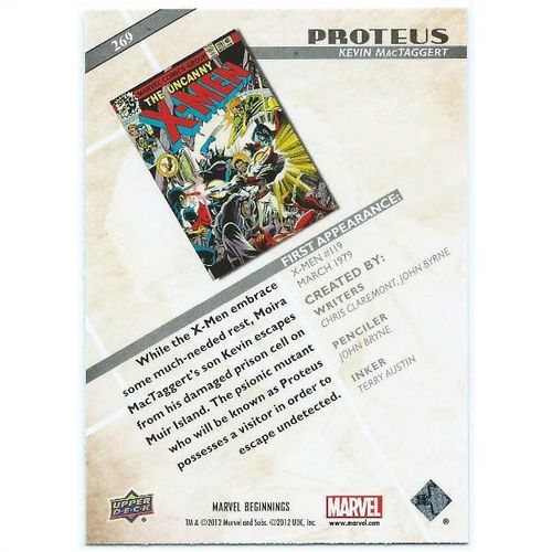 2012 Marvel Beginnings 2 - #269 - Proteus