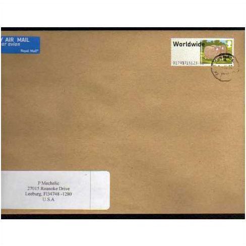 2012 W/WIDE UP TO 10g) 'SHEEP' (BOGNOR)(FONT ERRORS)ON COVER (EBID9030)