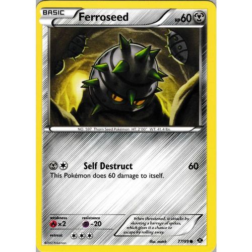Pokemon B&W Next Destinies 77/99 Ferroseed