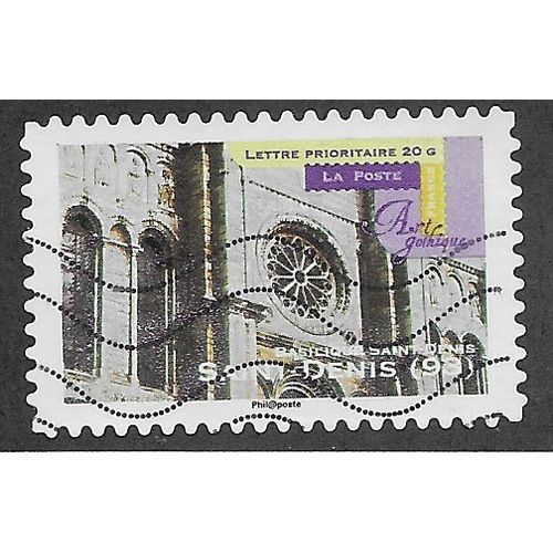 FRA 2011 (58c) 'GOTHIC ART - SAINT-DENIS 93' FINE USED (EBID57-593)