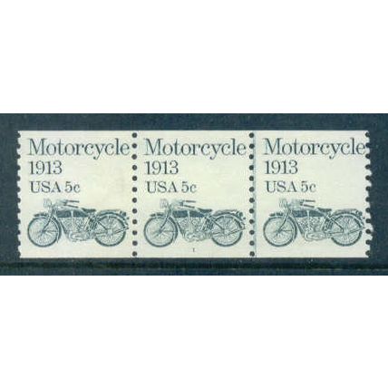 1899 5c Motorcycle Fine MNH Dry Gum PNC 1/3 W0536