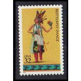 3073 32c Butterfly Dance Fine MNH W5267