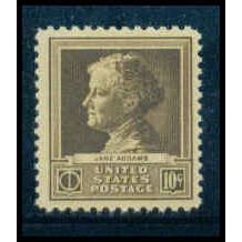 878 10c Jane Addams Fine MNH GA0429