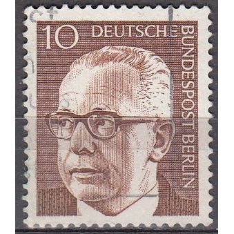 Berlin 1970 Michel 361 O Cote (2011) 0.30 Euro Président Gustav Heinemann