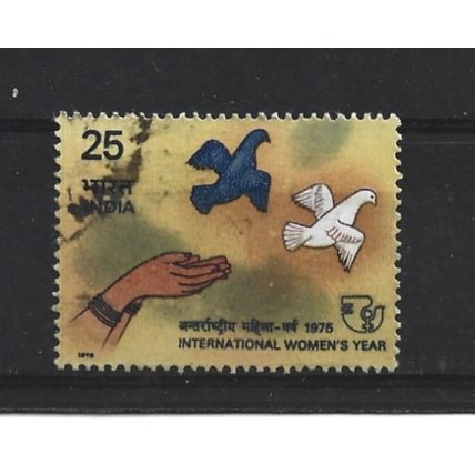 India.International Women's Year stamp.Fine Used.June23