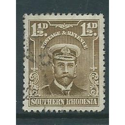 southern rhodesia sg3 sg 3 perf 14 admiral type used