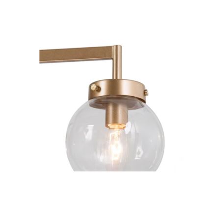 Uolfin Modern Gold Sputnik Bedroom Chandelier, 27.5 in. 4-Light Chandelier