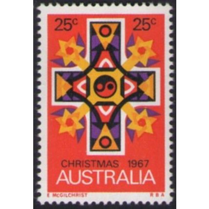 Australia 1967 25c Christmas MLH - SG 416