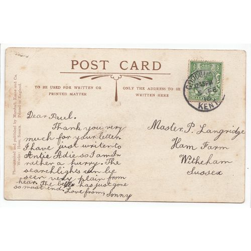 Bethany House School Goudhurst Postcard 1916 Kent