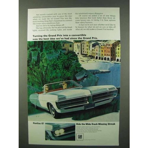 1967 Pontiac Grand Prix Convertible Ad