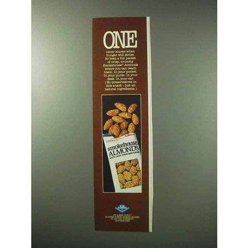 1983 Blue Diamond Smokehouse Almonds Ad