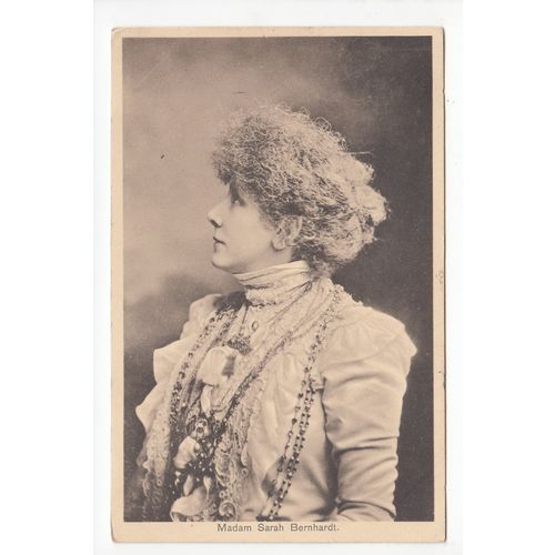 Madam Sarah Bernhardt French Theatre Actress 1904 Postcard 262