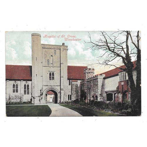 NICE PRINTED POSTCARD HOSPITAL OF ST.CROSS WINCHESTER HAMSHIRE (2736)