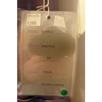 D'ZAGE TWO TONE PROM / PARTY / BRIDESMAID DRESS UK 14 W34" RET £200 BNWT