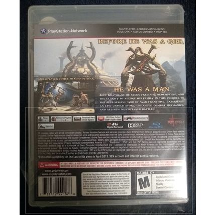 God of War Ascension - NEW FACTORY SEALED Plastic Ripped/Loose at the Bottom