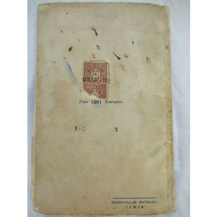 TCDD Turkey Train Timetable Amtliches Kursbuch TÜRKEI Indicateur officiel 1953