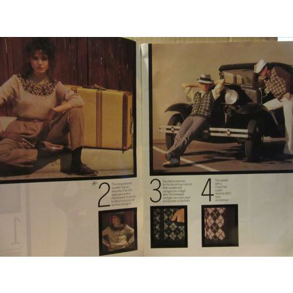 CLANSMAN WOOL 21 knitting patterns BOOK by PATONS 1970s men, women children