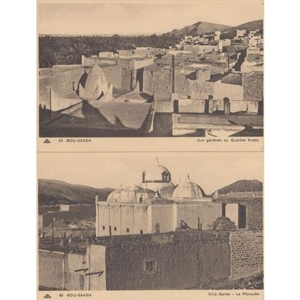 Bou Saada Ville Saint 2 x Postcard