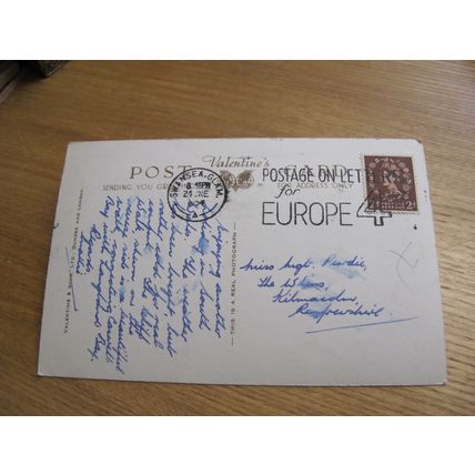 Real photo Postcard - Langland Bay, Gower Nr Swansea - Glamorgan, South Wales