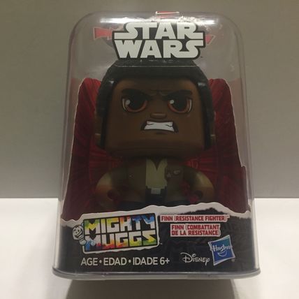 2 New Star Wars Mighty Muggs Figures - Poe Dameron & Finn