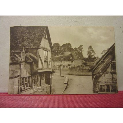15th C. HOUSE, HIGH ST, LACOCK, WILTS. unused antique postcard C. J. Butler / #