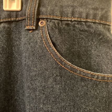 Harbor Bay Men's Big & Tall Blue Jeans Pockets Rugged Loose Fit Size 48x34