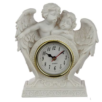 ENDLESS LOVE CHERUB MANTLE CLOCK